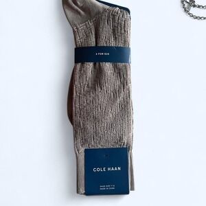 Cole Haan brown men's socks